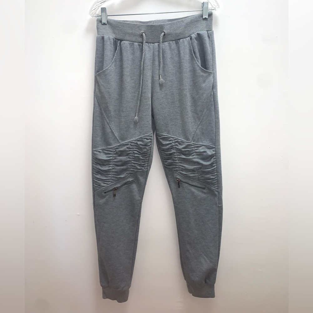 Trillnation Mens Gray Jogger Sweatpants Size Medium